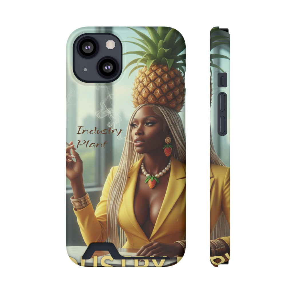INDUSTRY PLANT Stylish Phone Case with Card Holder by Technically DopeAF @AutoPaybump