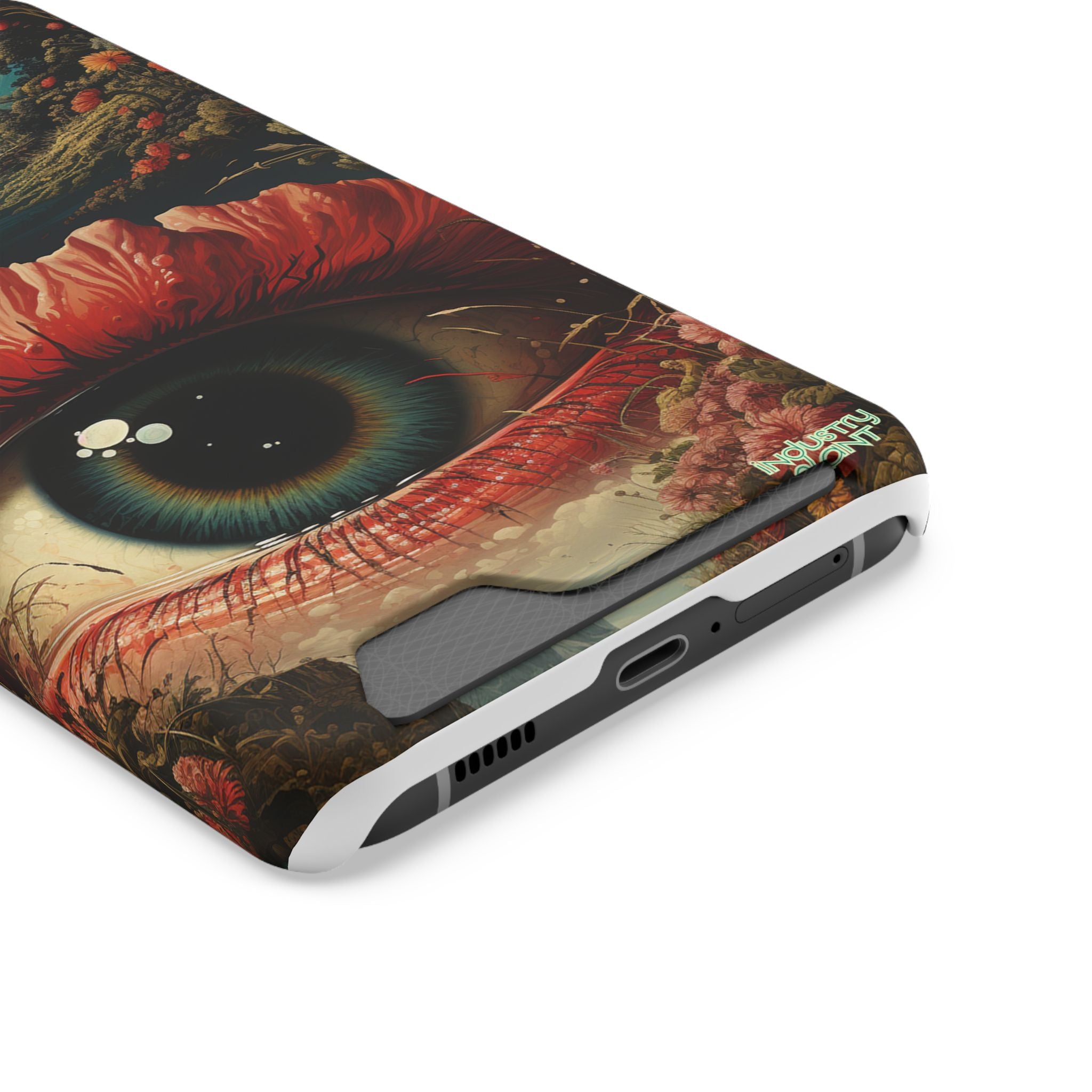 Eye Bloom Here... Stylish Phone Case with Card Holder by INDUSTRY PLANT @AutoPaybump