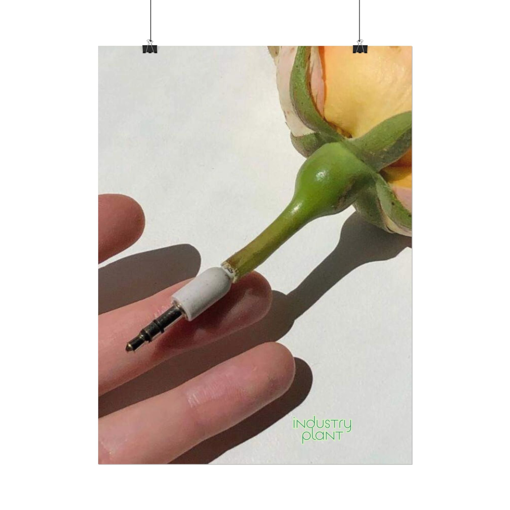 FLOWER POWER ANTHEM PEN Fine Art Poster — Surreal Floral Ballpoint Pen Fine Art Print by INDUSTRY PLANT @AutoPaybump