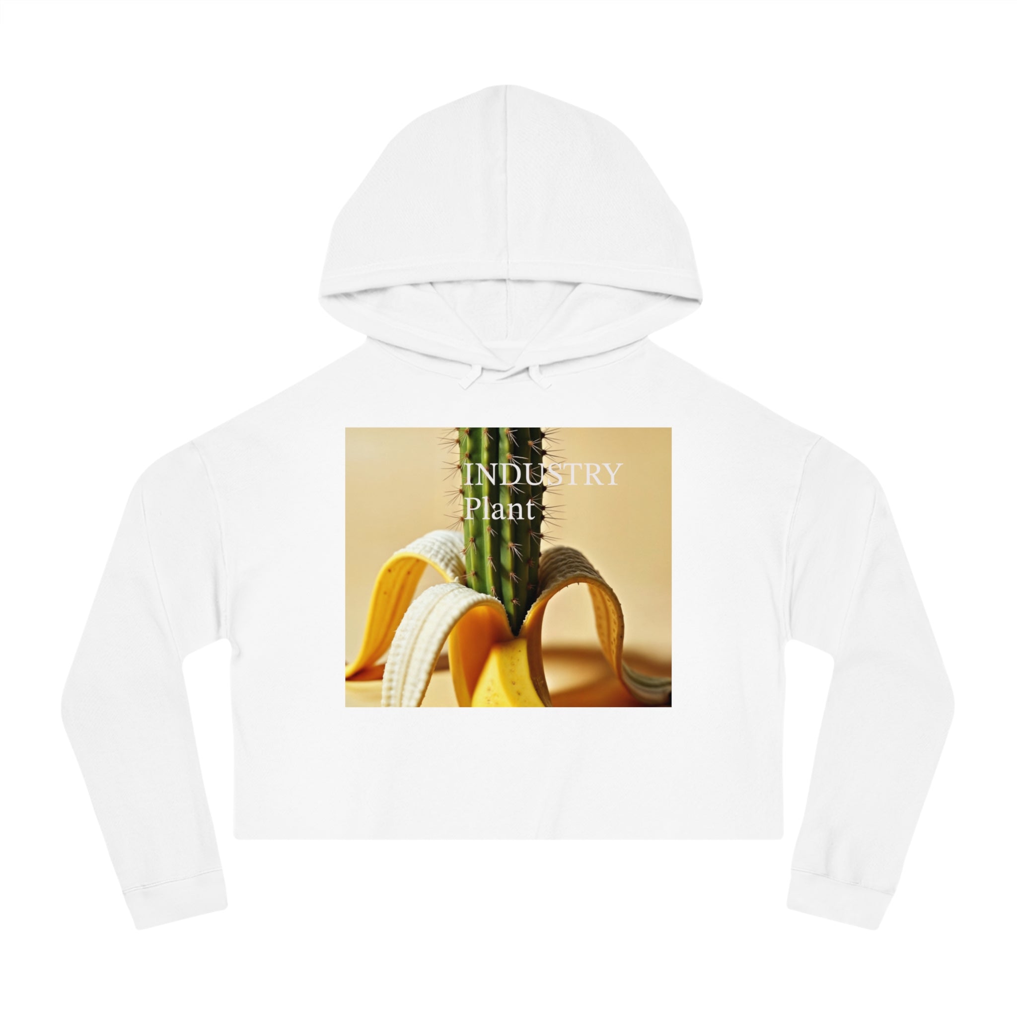 PEEL MY PRICKLY PECKER Chic Women's Cropped Hoodie by Industry Plant @AutoPaybump