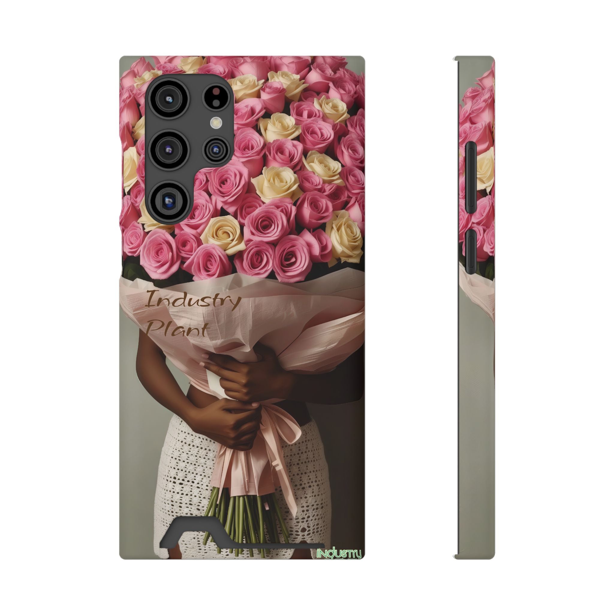 XOXO MS. BLOOMINGDALES PINK Stylish Phone Case with Card Holder by Industry Plant @AutoPaybump