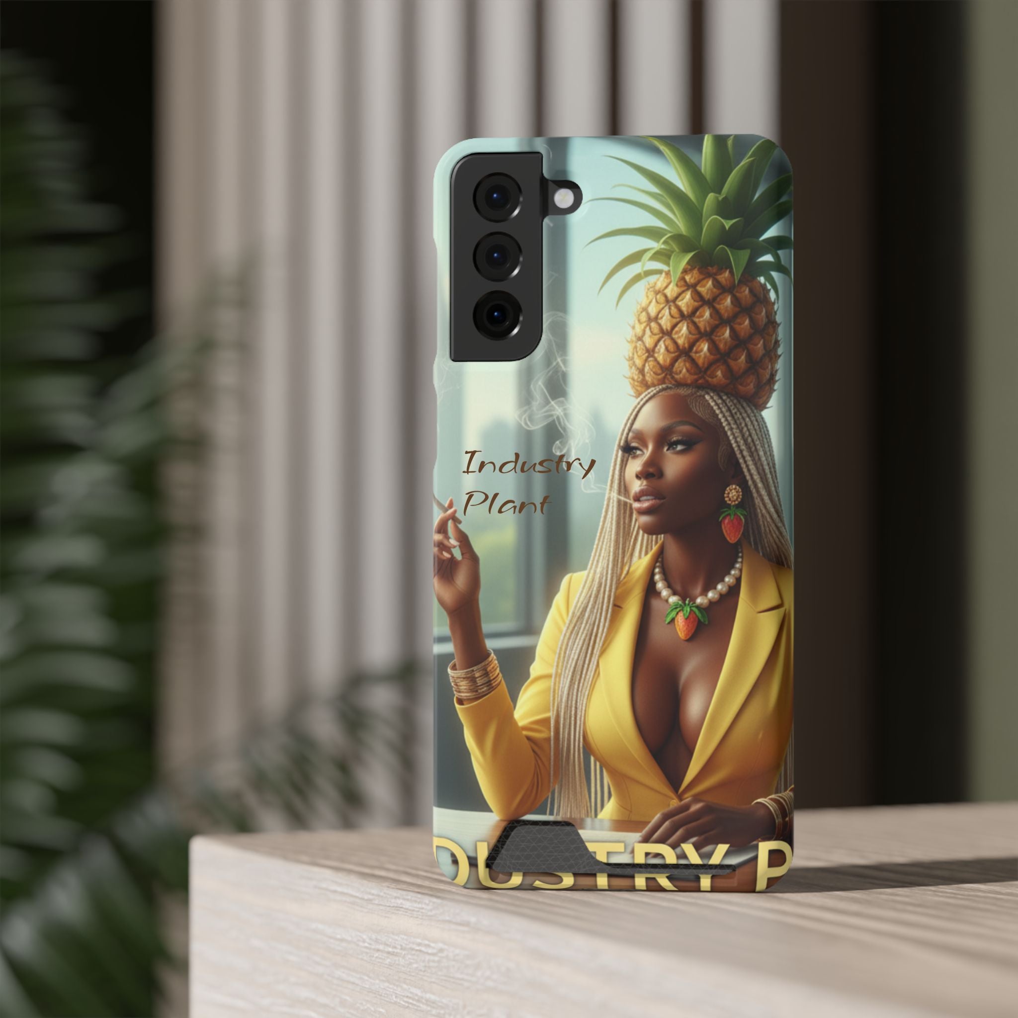 INDUSTRY PLANT Stylish Phone Case with Card Holder by Technically DopeAF @AutoPaybump