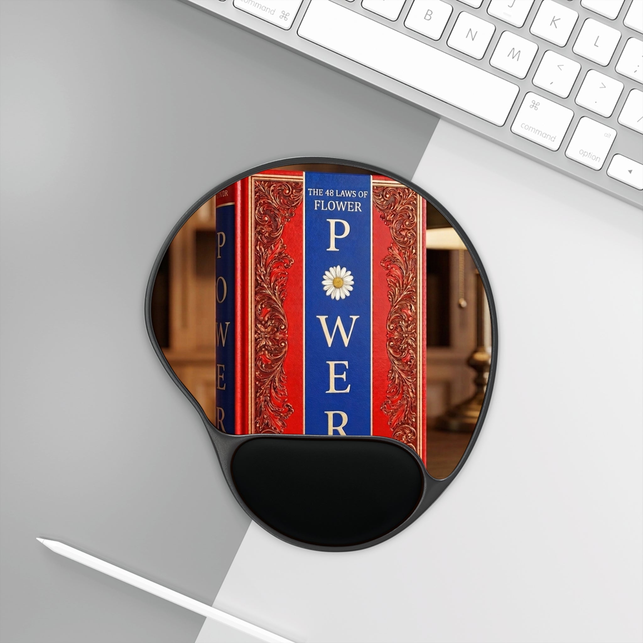 48 LAWS of FLOWER POWER Creative Mouse Pad with Wrist Rest | Designed by INDUSTRY PLANT