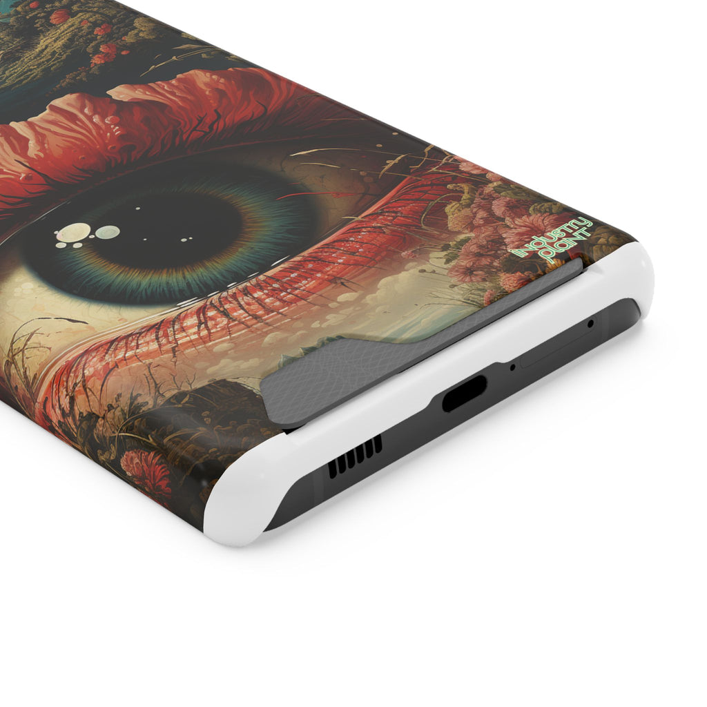Eye Bloom Here... Stylish Phone Case with Card Holder by INDUSTRY PLANT @AutoPaybump
