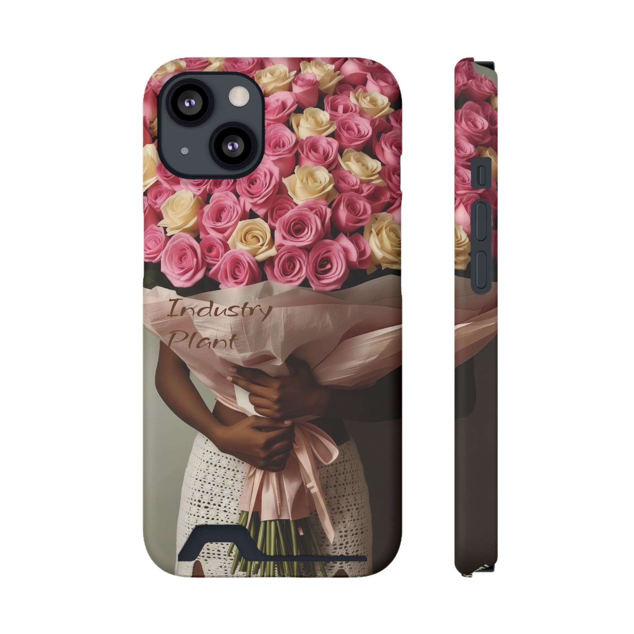 XOXO MS. BLOOMINGDALES PINK Stylish Phone Case with Card Holder by Industry Plant @AutoPaybump