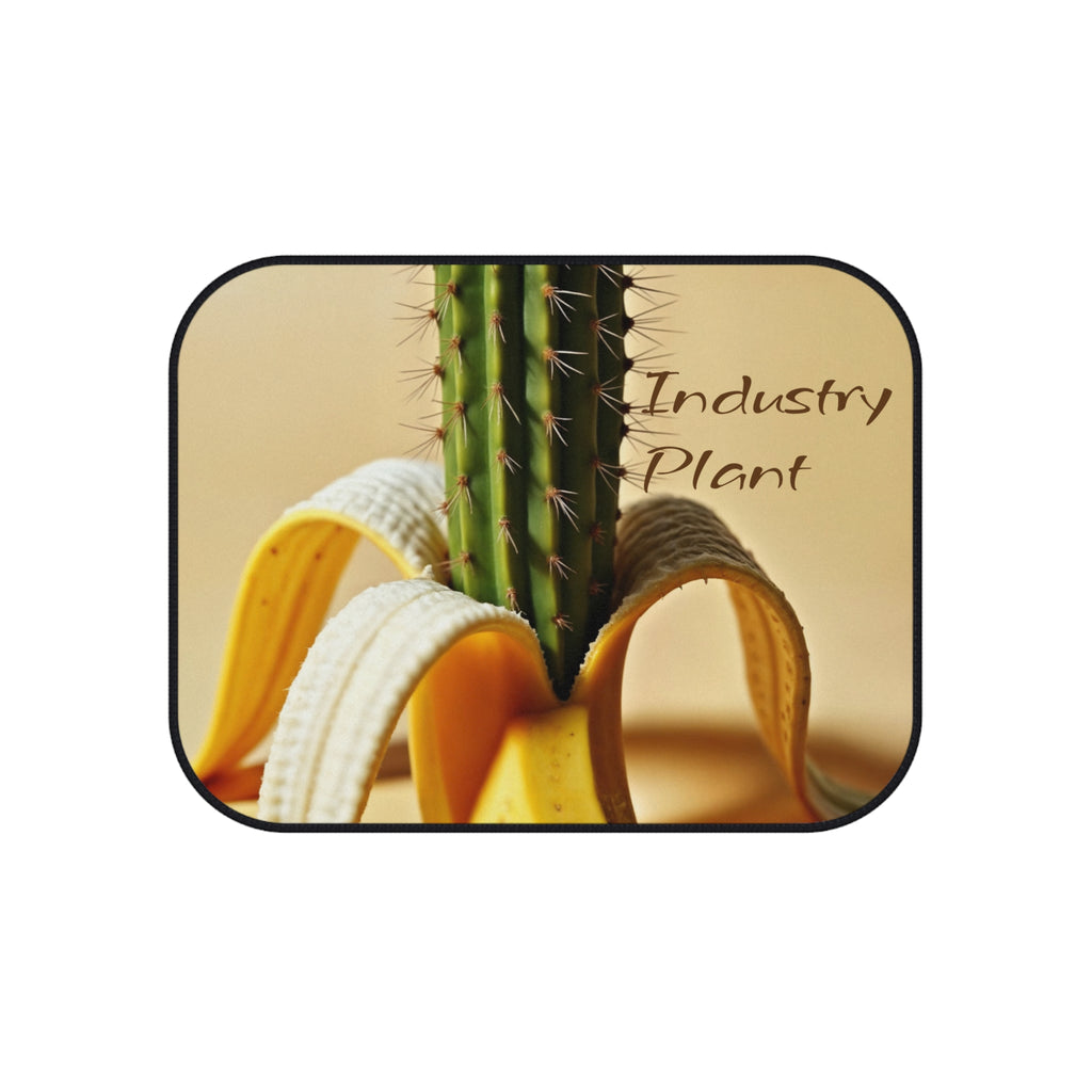 PEEL MY PRICKLED PECKER Unique Art Car Mats (Set of 4) - Stylish & Edgy Design by Industry Plant @AutoPaybump