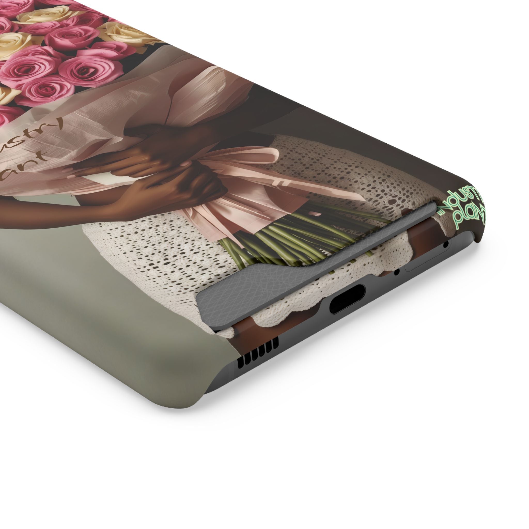 XOXO MS. BLOOMINGDALES PINK Stylish Phone Case with Card Holder by Industry Plant @AutoPaybump