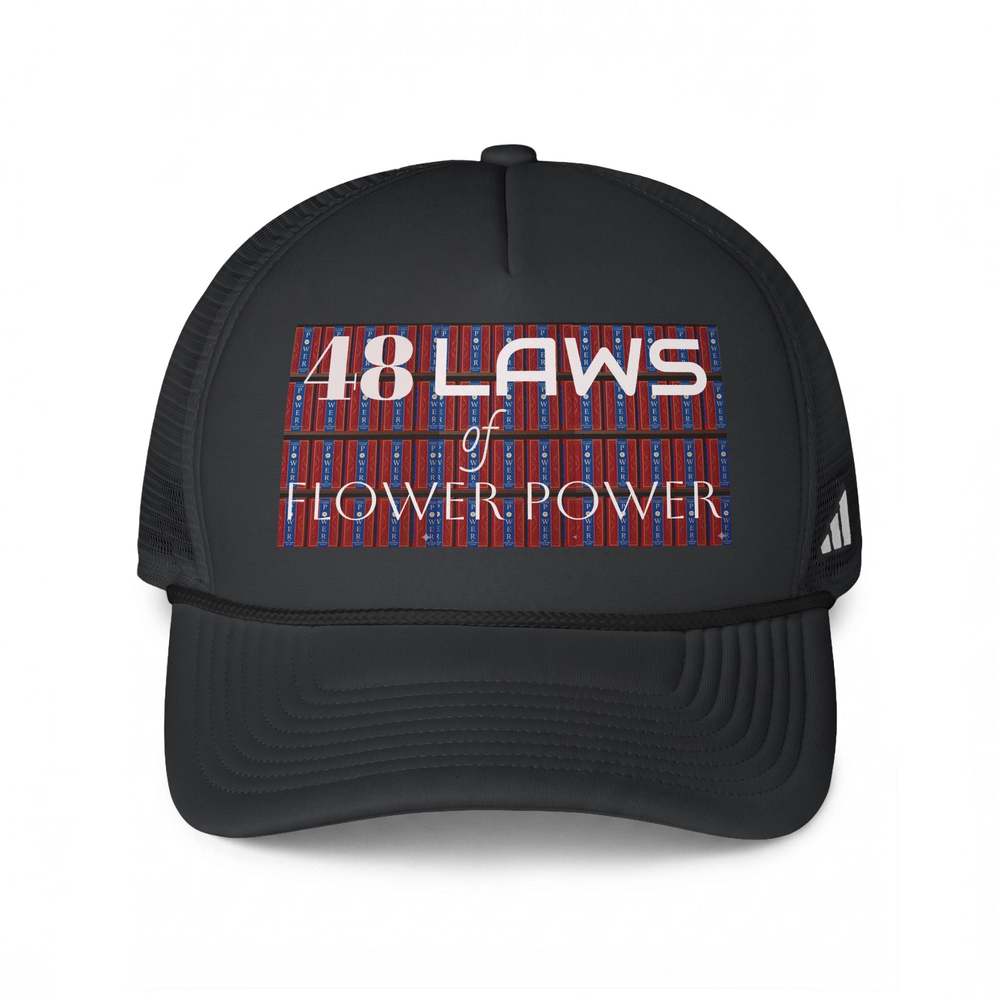 48 LAWS of FLOWER POWER Trucker Hat — Graphic Cap by Industry Plant