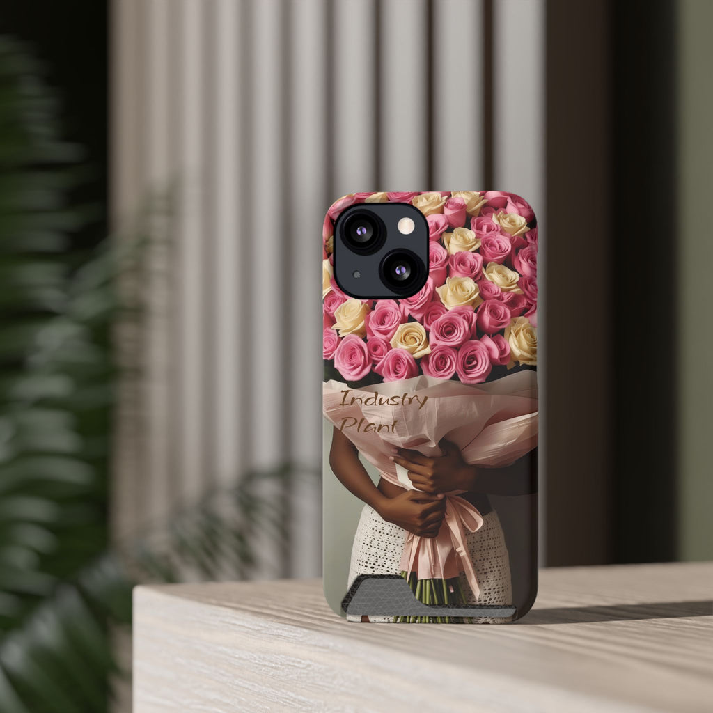 XOXO MS. BLOOMINGDALES PINK Stylish Phone Case with Card Holder by Industry Plant @AutoPaybump