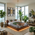MONSTERA MYSTIQUE Cotton Bed Set by Industry Plant @AutoPaybump