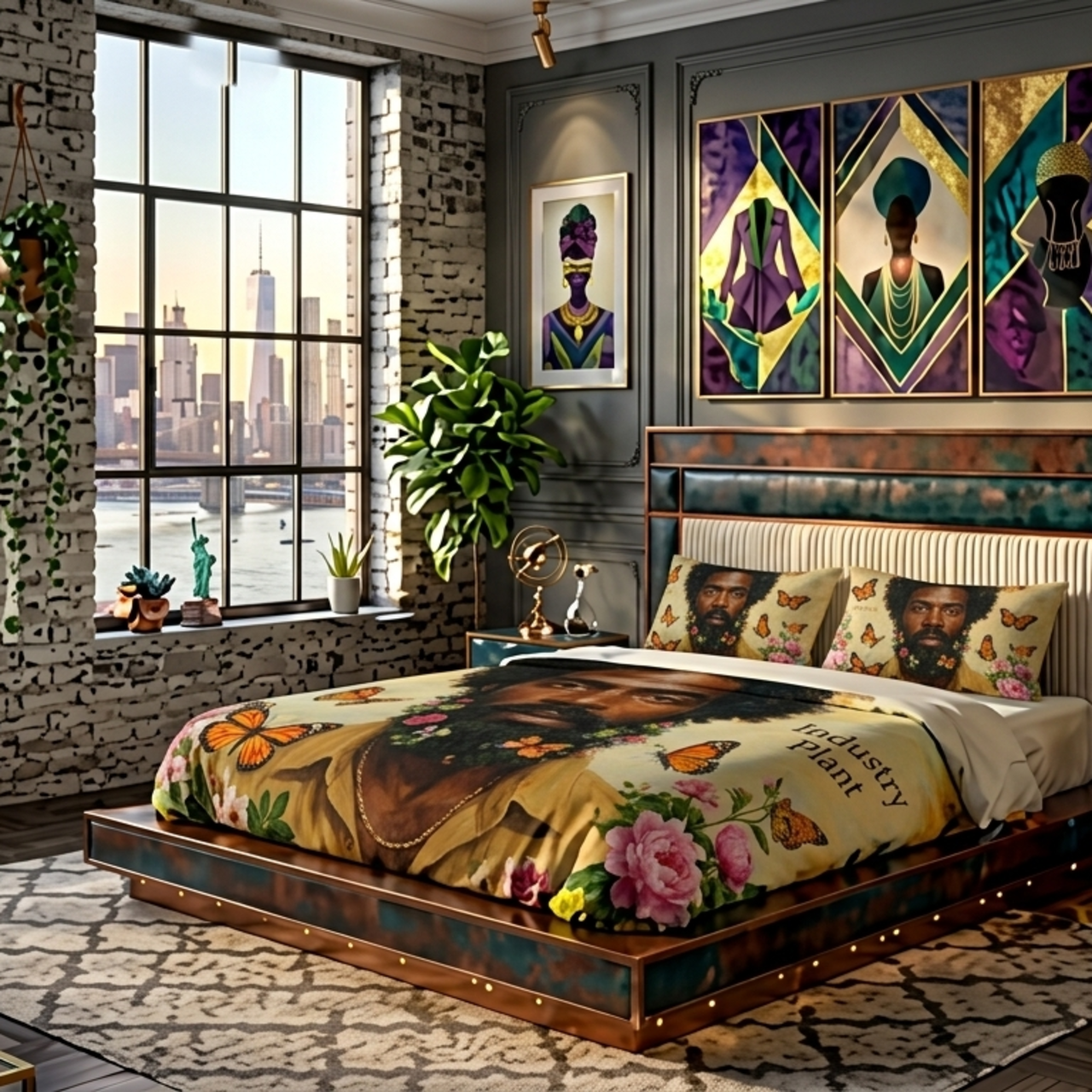 THE SPIRITUAL LANDSCAPER Cotton Bed Set by Industry Plant @AutoPaybump