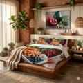 QUEEN of HEALTHY HEARTS Cotton Bed Set by Industry Plant @AutoPaybump