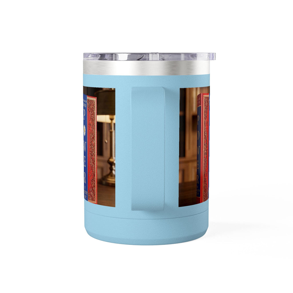 Galvanized Steel 48 LAWS of FLOWER POWER 15oz Coffee Mug Tumbler - #BookTok - Themed Unique Gift for Coffee Lovers by INDUSTRY PLANT