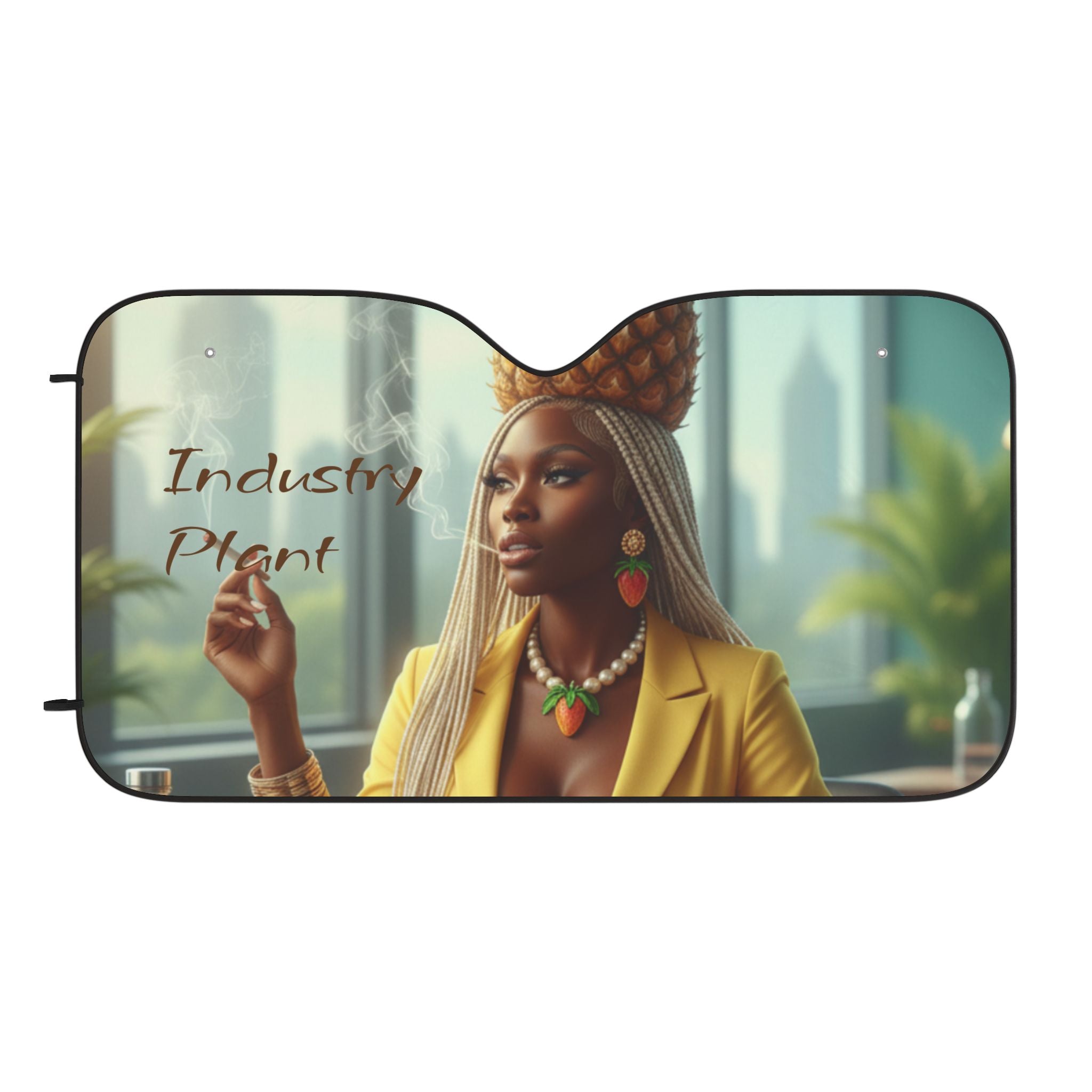 INDUSTRY PLANT - Stylish & Edgy Car Sun Shades - Perfect for Summer Road Trips - Designed by Technically DopeAF @AutoPaybump