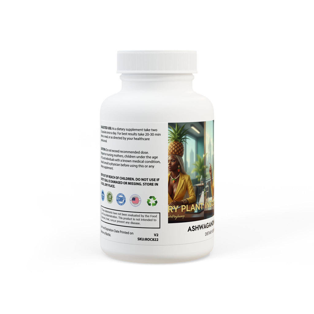 INDUSTRY PLANT Ashwagandha and Black Pepper Supplement (60 capsules)
