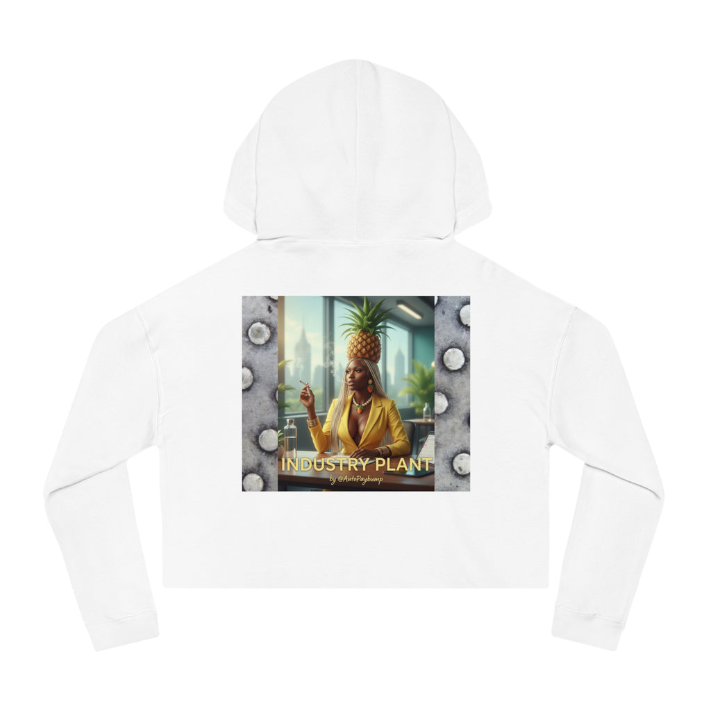 TATTED GREEN THUMB Chic Women's Cropped Hoodie by Industry Plant @AutoPaybump