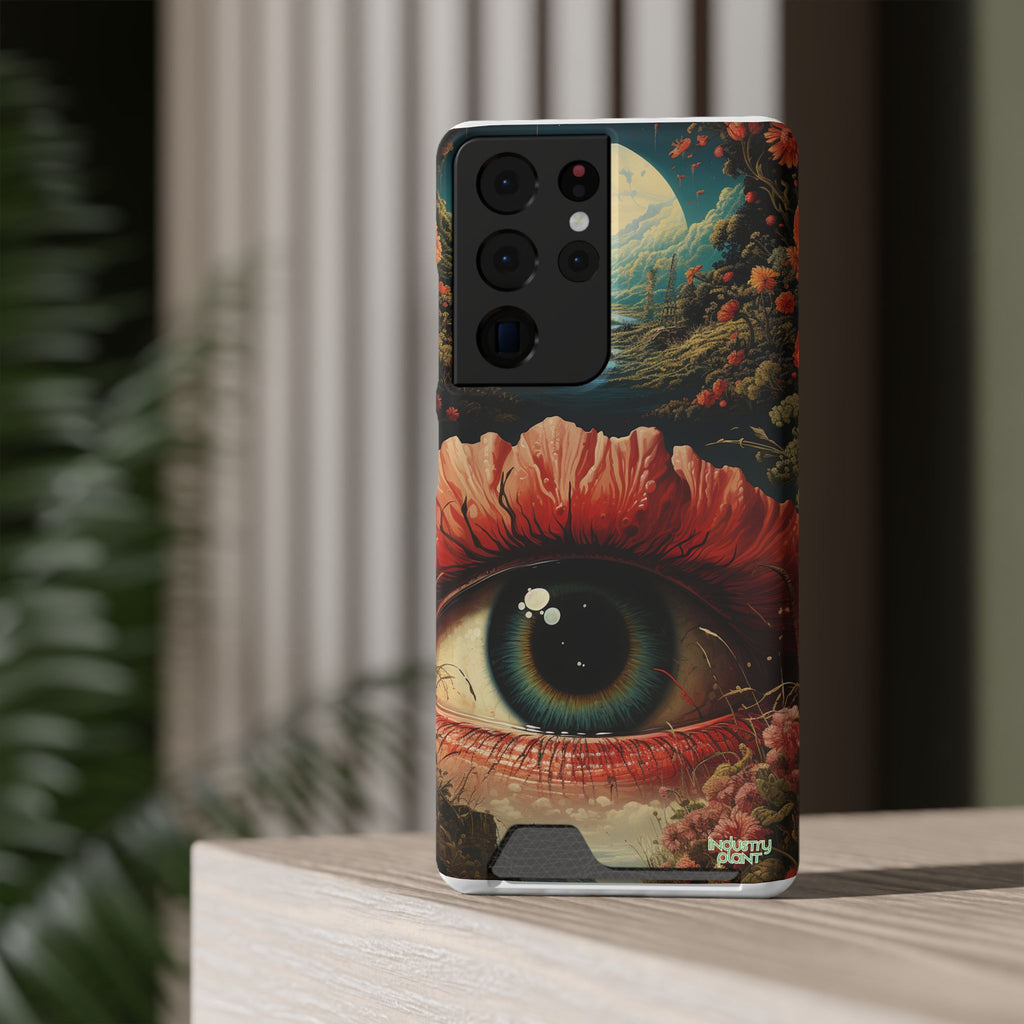Eye Bloom Here... Stylish Phone Case with Card Holder by INDUSTRY PLANT @AutoPaybump