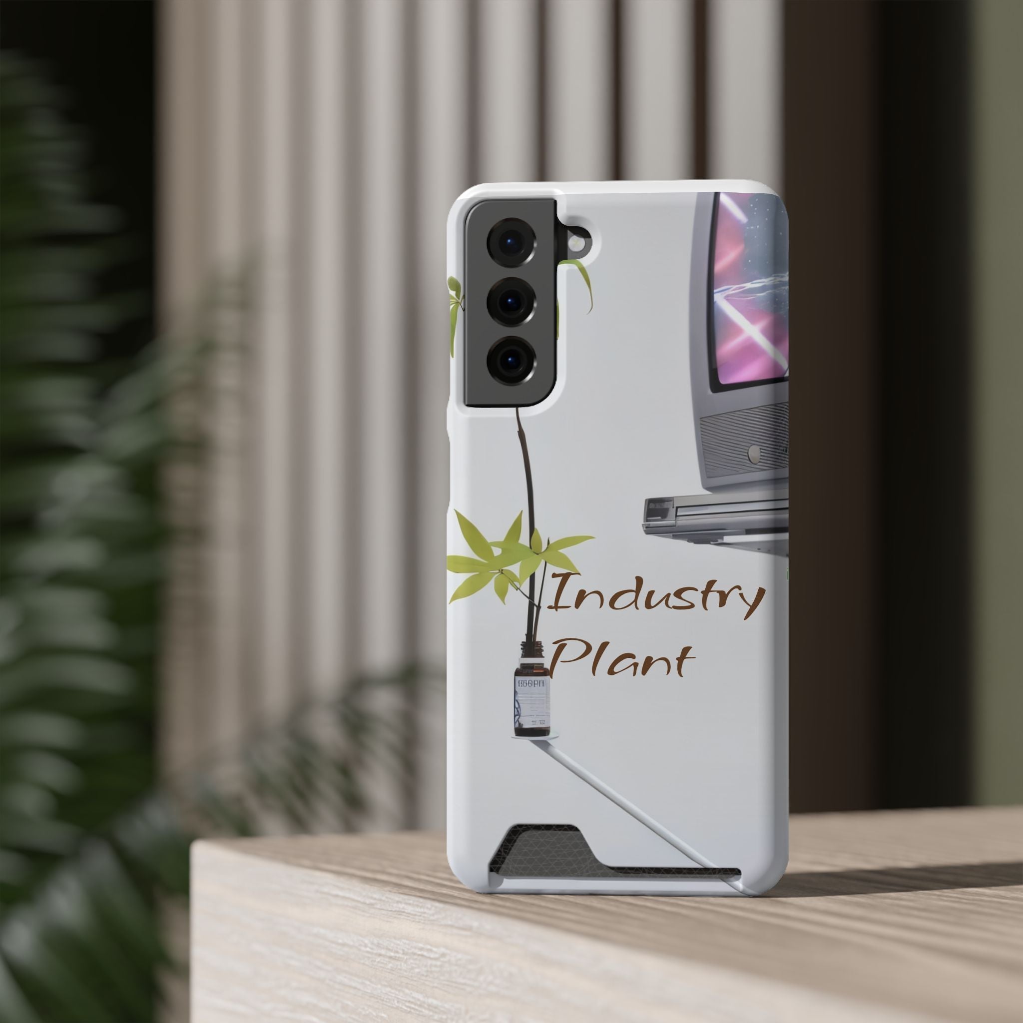 WEED TV Stylish Phone Case with Card Holder by Industry Plant @AutoPaybump