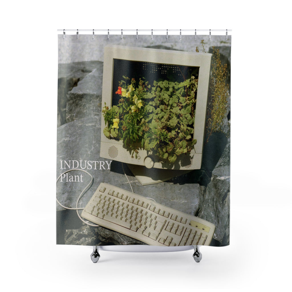 EVERGREEN MICROSOFT PC Shower Curtain by Industry Plant