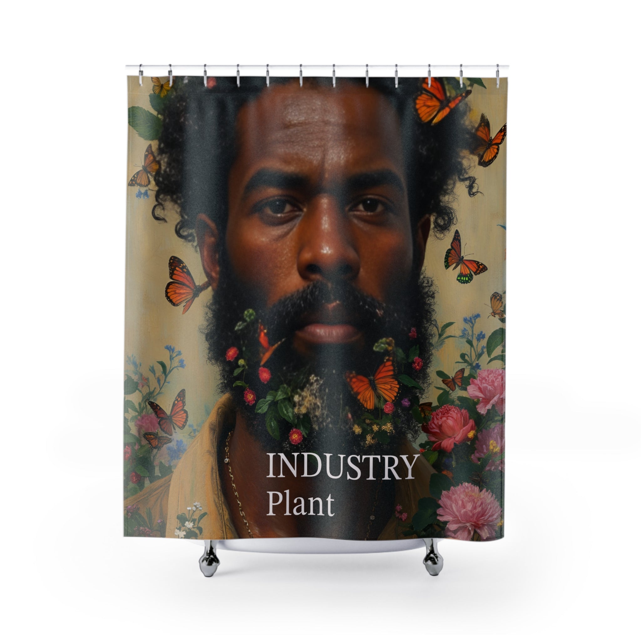 THE SPIRITUAL LANDSCAPER Shower Curtain by Industry Plant