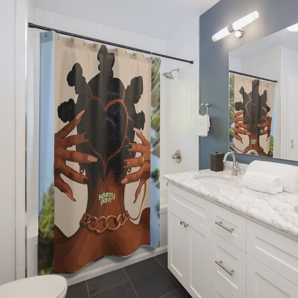 BANTU KNOTS x BOTANICALS Shower Curtain by Industry Plant