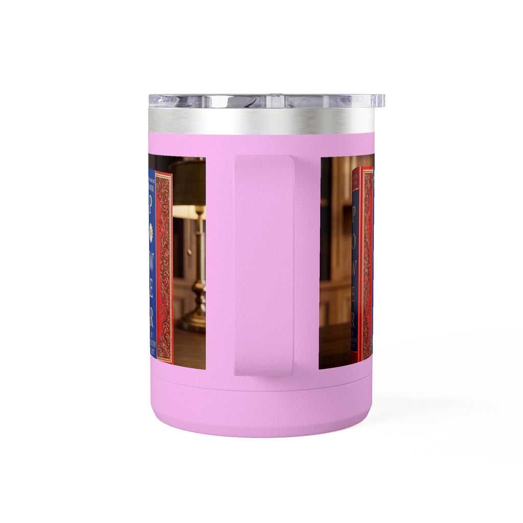 Galvanized Steel 48 LAWS of FLOWER POWER 15oz Coffee Mug Tumbler - #BookTok - Themed Unique Gift for Coffee Lovers by INDUSTRY PLANT