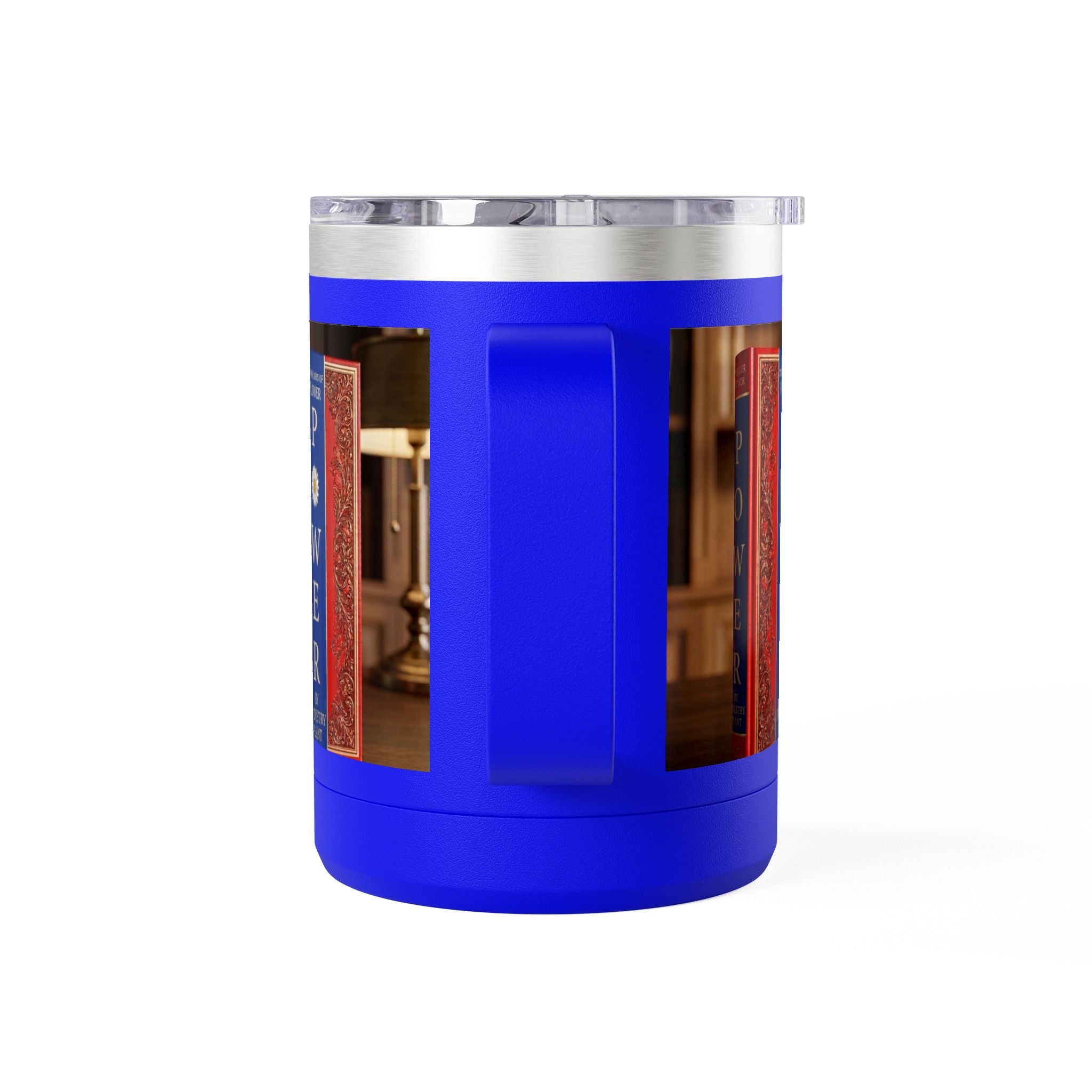 Galvanized Steel 48 LAWS of FLOWER POWER 15oz Coffee Mug Tumbler - #BookTok - Themed Unique Gift for Coffee Lovers by INDUSTRY PLANT