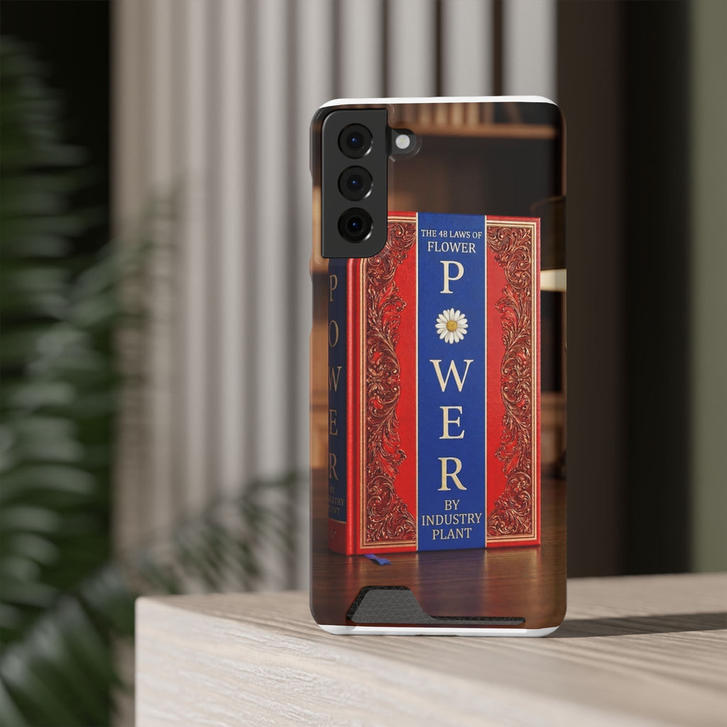 48 LAWS of FLOWER POWER Stylish Phone Case with Card Holder by INDUSTRY PLANT