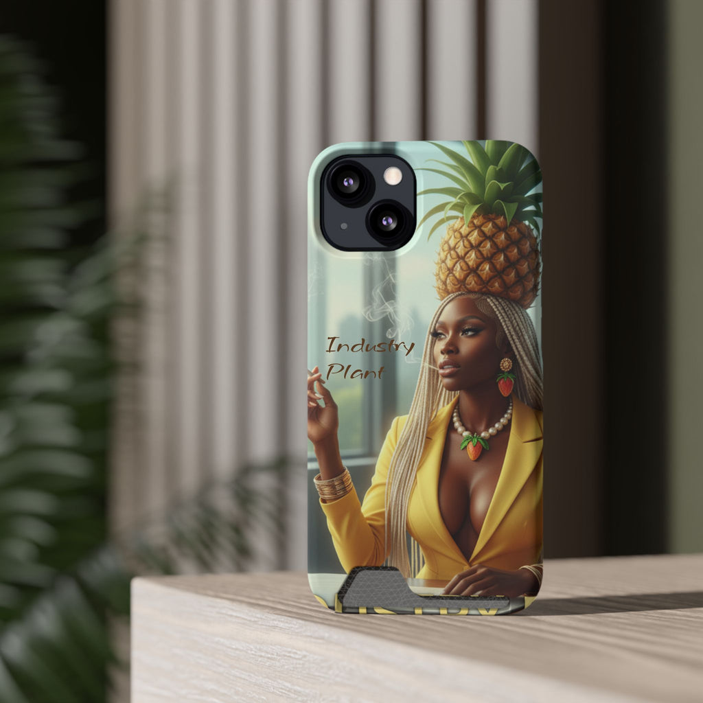 INDUSTRY PLANT Stylish Phone Case with Card Holder by Technically DopeAF @AutoPaybump
