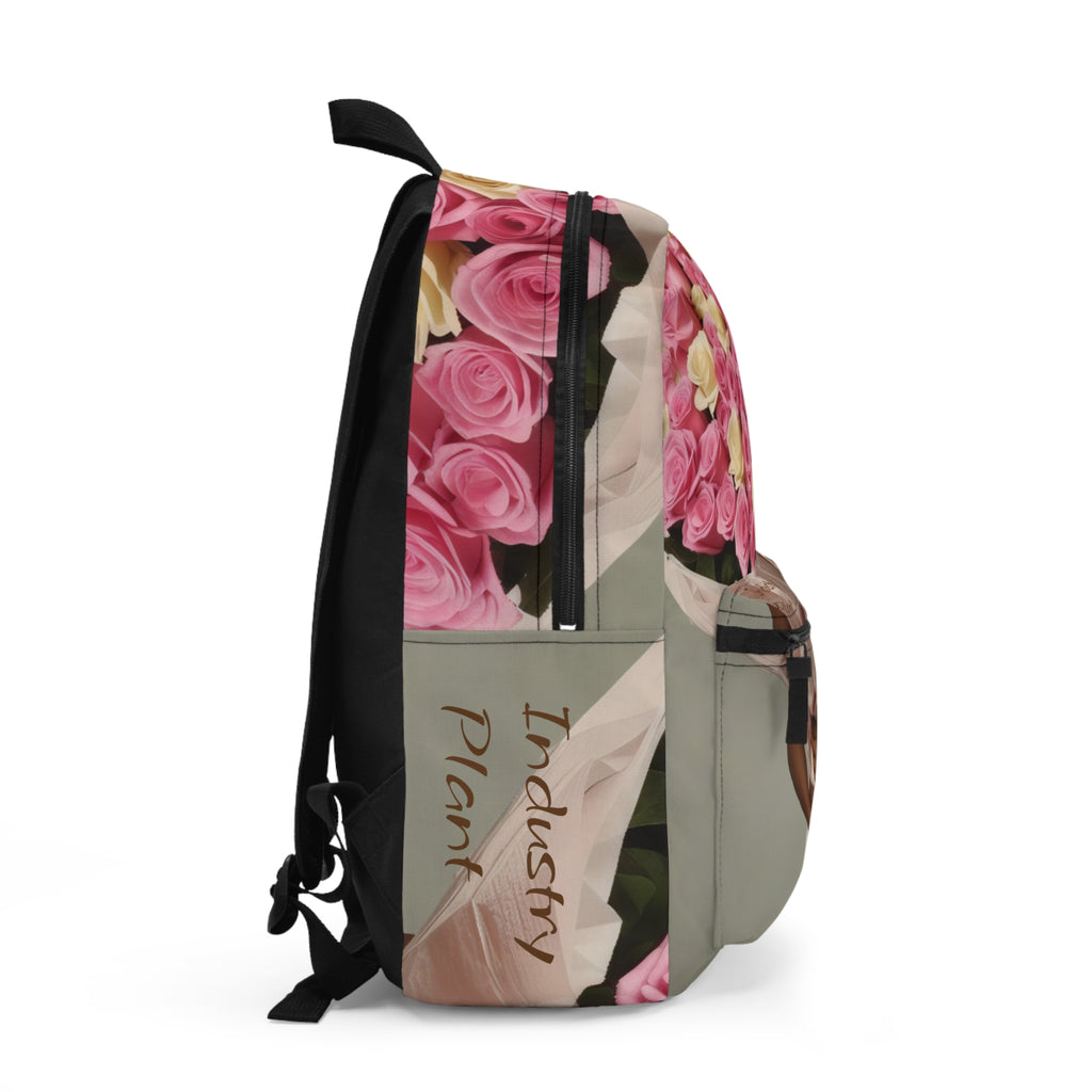XOXO MS. BLOOMINGDALES PINK Unique Graphic Backpack by Industry Plant @AutoPaybump