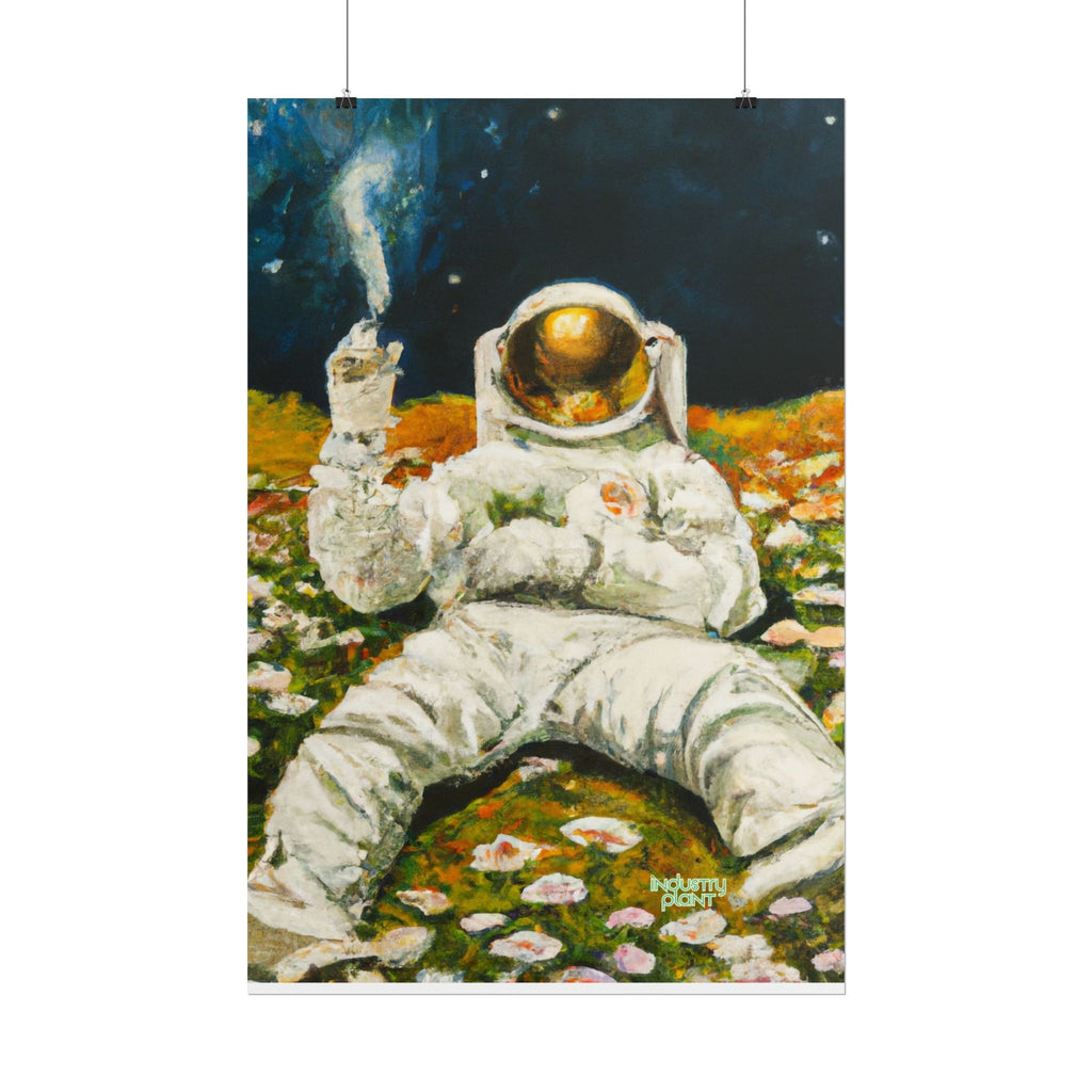 ASTRO STONER Fine Art Astronaut Poster — Retro Space Fine Art Print BY INDUSTRY PLANT @AutoPaybump