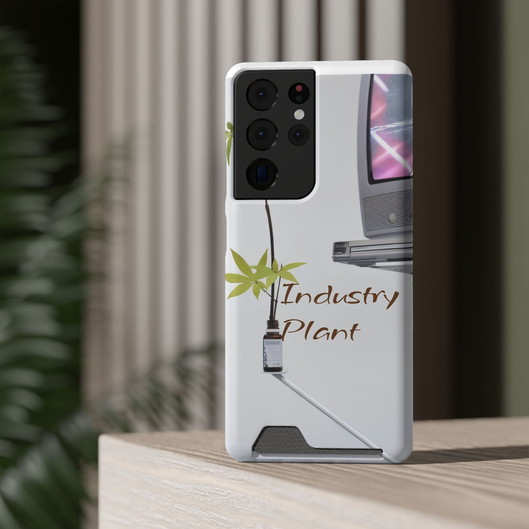 WEED TV Stylish Phone Case with Card Holder by Industry Plant @AutoPaybump