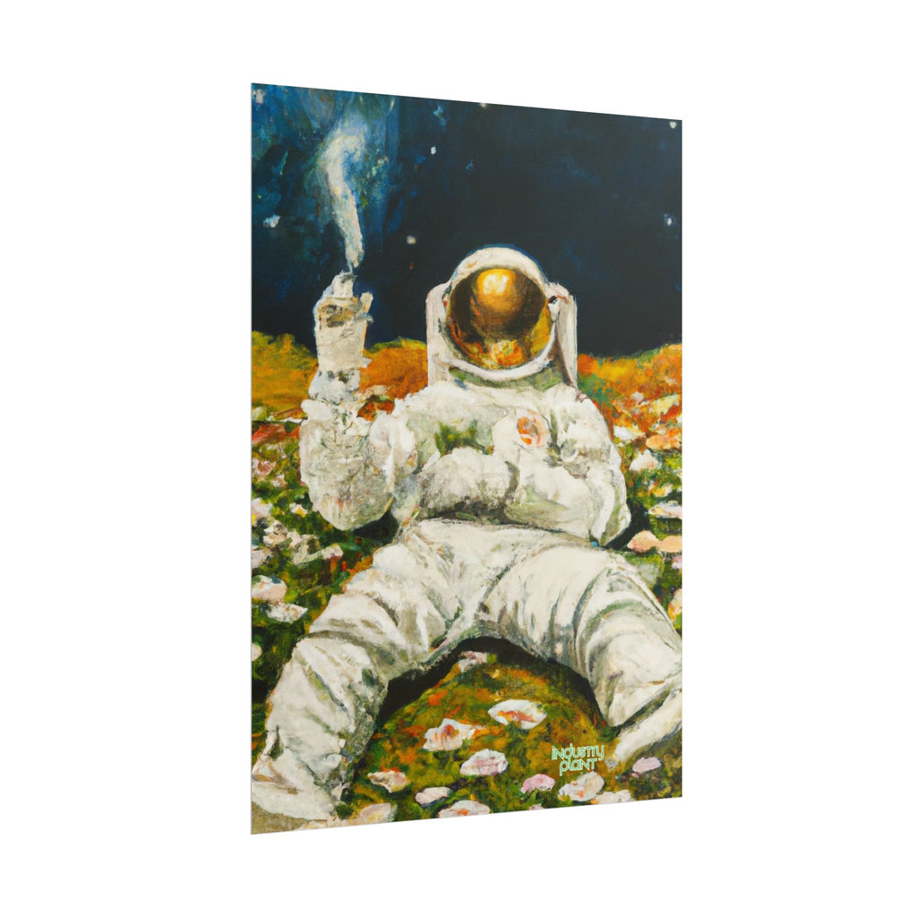 ASTRO STONER Fine Art Astronaut Poster — Retro Space Fine Art Print BY INDUSTRY PLANT @AutoPaybump