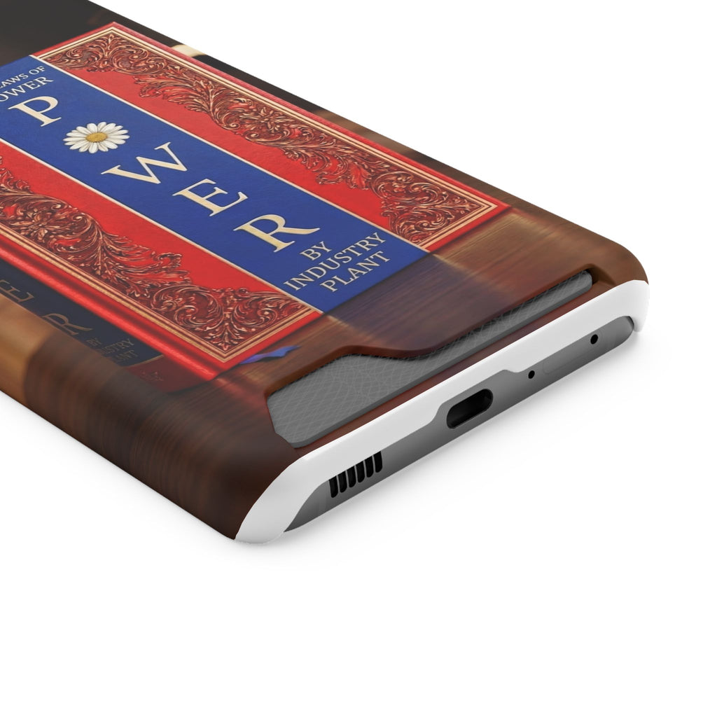 48 LAWS of FLOWER POWER Stylish Phone Case with Card Holder by INDUSTRY PLANT