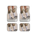 ALWAYS RUNNING ON PLANT POWER Unique Art Car Mats (Set of 4) - Stylish & Edgy Design by Industry Plant @AutoPaybump
