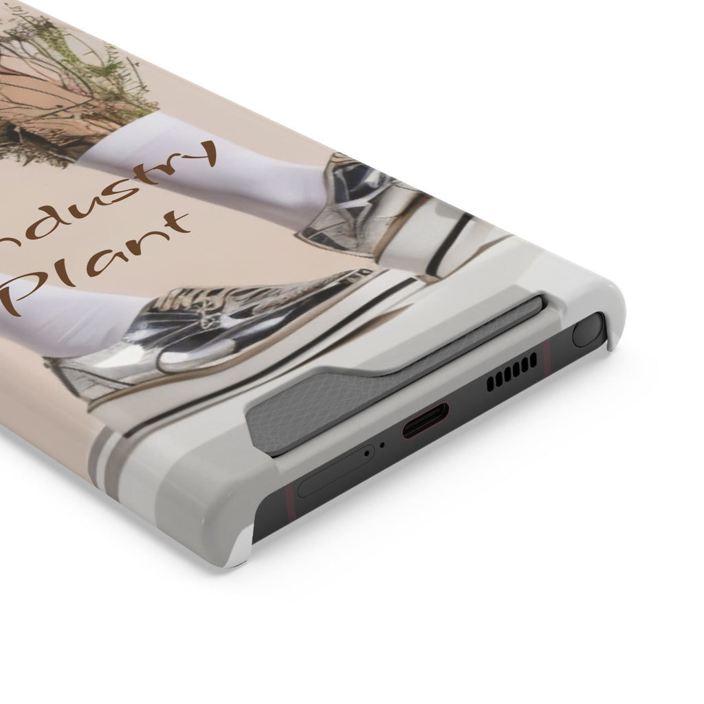 ALWAYS RUNNING ON PLANT POWER Stylish Phone Case with Card Holder by Industry Plant @AutoPaybump