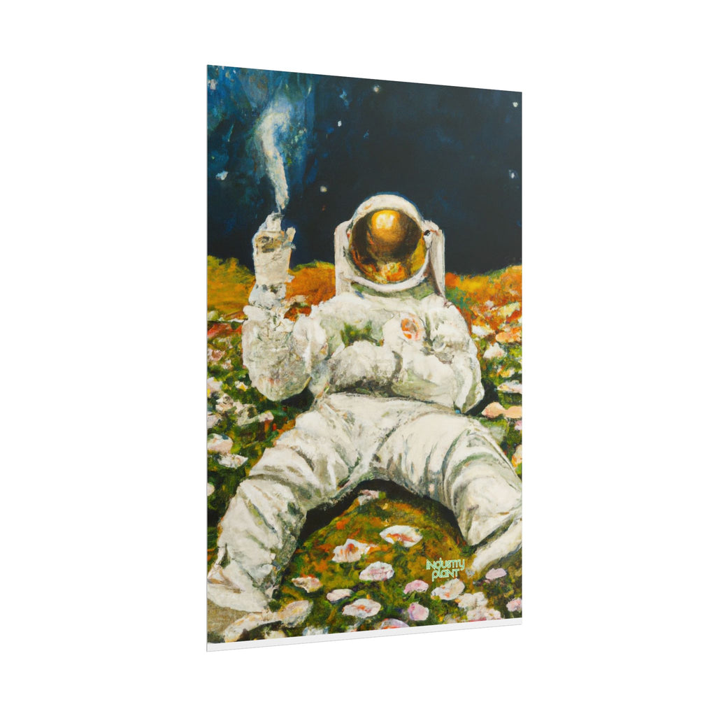 ASTRO STONER Fine Art Astronaut Poster — Retro Space Fine Art Print BY INDUSTRY PLANT @AutoPaybump