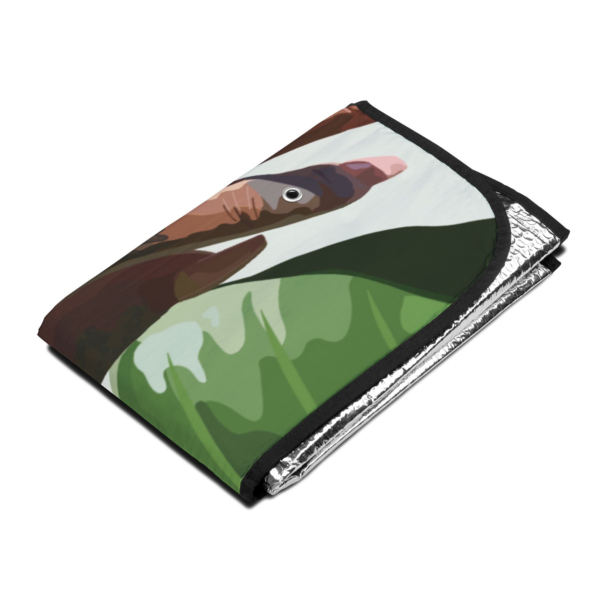 TATTED GREEN THUMB - Stylish & Edgy Car Sun Shades - Perfect for Summer Road Trips - Designed by Industry Plant @AutoPaybump