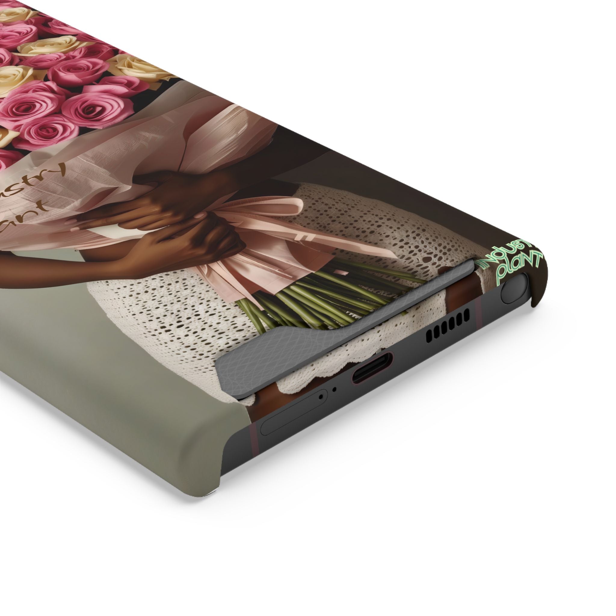 XOXO MS. BLOOMINGDALES PINK Stylish Phone Case with Card Holder by Industry Plant @AutoPaybump