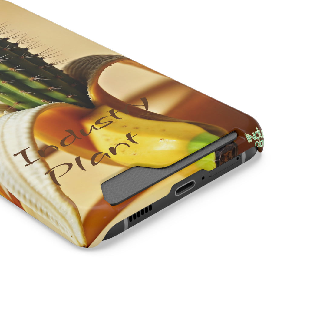 PEEL MY PRICKLED PECKER Stylish Phone Case with Card Holder by Industry Plant @AutoPaybump