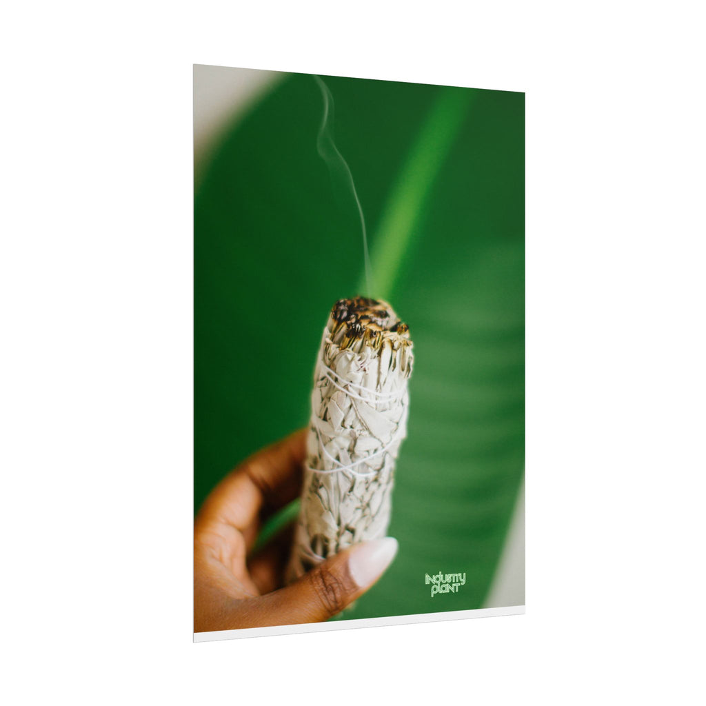 HER SAGING GRACE Sage Smudge Fine Art Poster — Botanical Aromatherapy Wall Fine Art by INDUSTRY PLANT @AutoPaybump