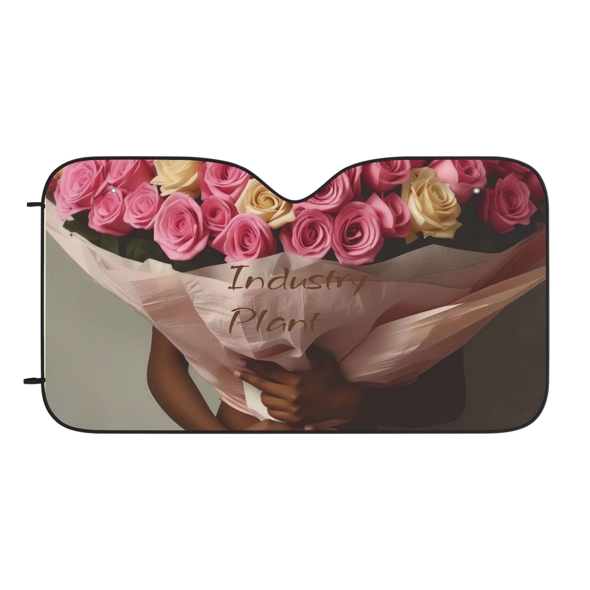 XOXO MS. BLOOMINGDALES PINK - Stylish & Edgy Car Sun Shades - Perfect for Summer Road Trips - Designed by Industry Plant @AutoPaybump
