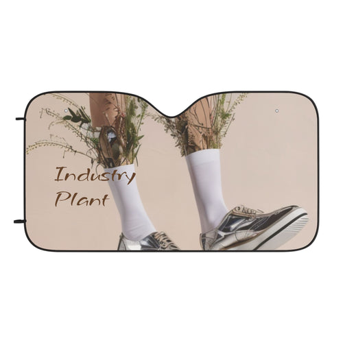 ALWAYS RUNNING ON PLANT POWER - Stylish & Edgy Car Sun Shades - Perfect for Summer Road Trips - Designed by Industry Plant @AutoPaybump