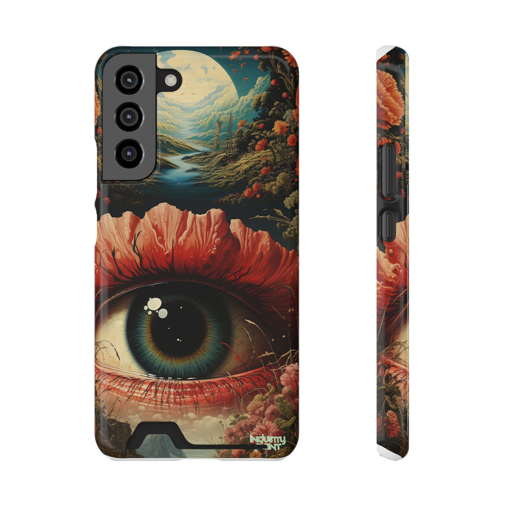 Eye Bloom Here... Stylish Phone Case with Card Holder by INDUSTRY PLANT @AutoPaybump