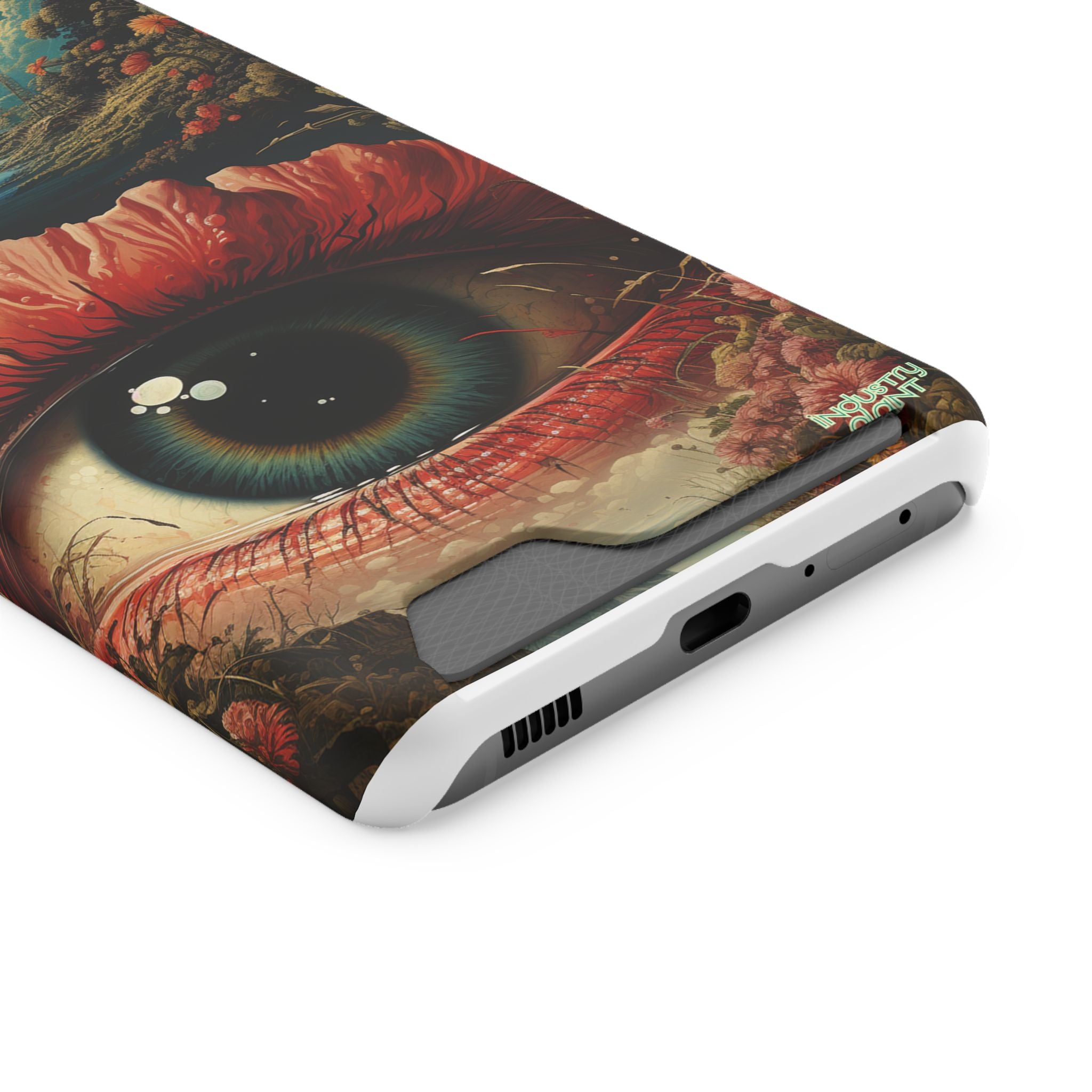 Eye Bloom Here... Stylish Phone Case with Card Holder by INDUSTRY PLANT @AutoPaybump