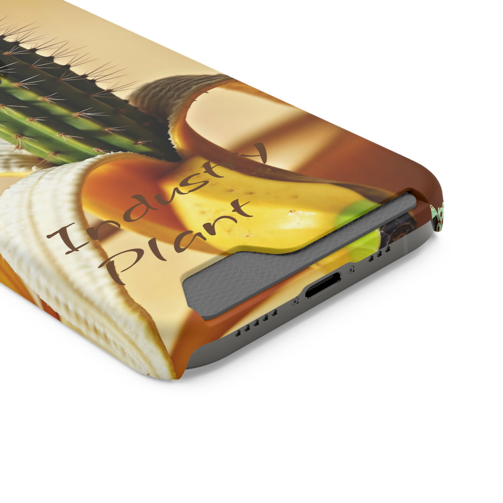 PEEL MY PRICKLED PECKER Stylish Phone Case with Card Holder by Industry Plant @AutoPaybump