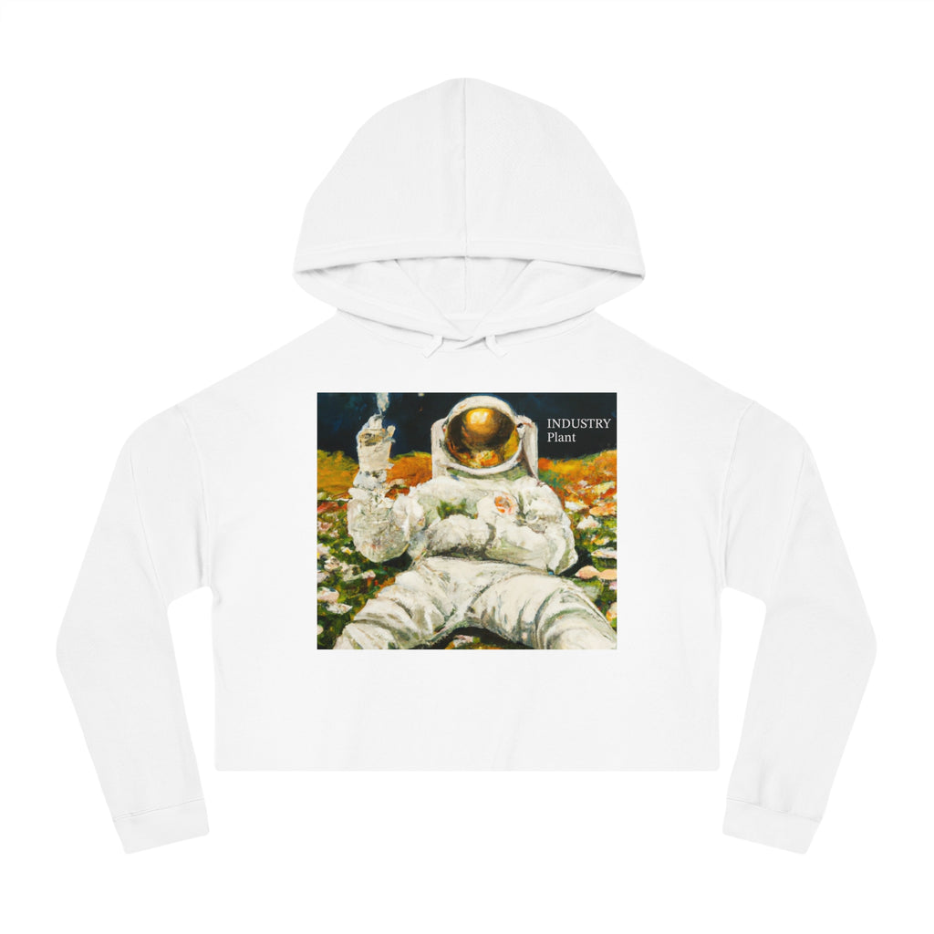 ASTRO STONER Chic Women's Cropped Hoodie by INDUSTRY PLANT @AutoPaybump