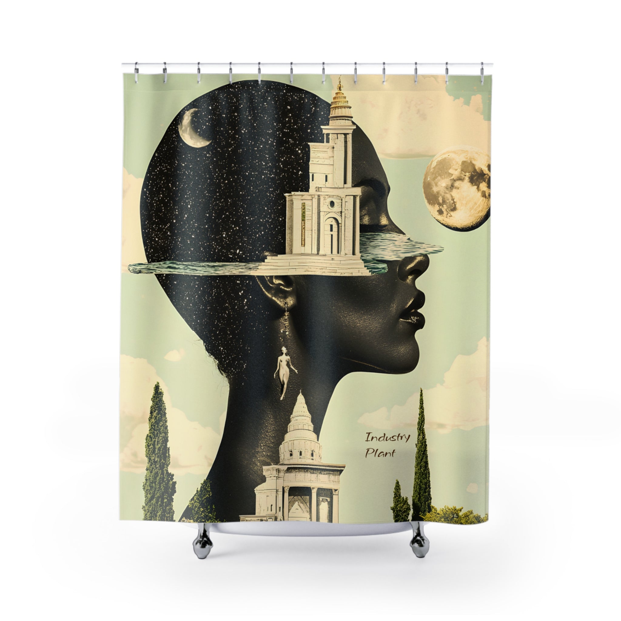 THE FUTURE IS FEMME Shower Curtain by Industry Plant