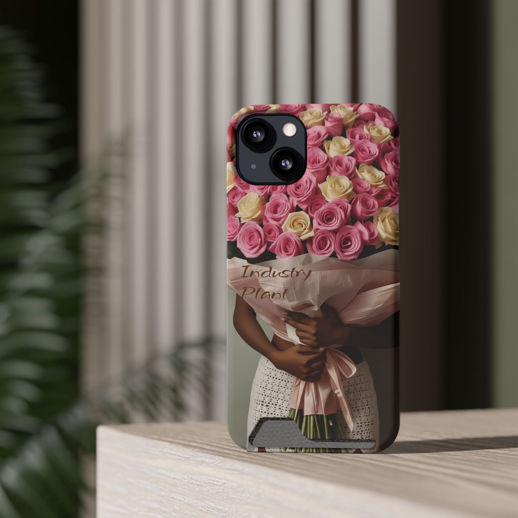XOXO MS. BLOOMINGDALES PINK Stylish Phone Case with Card Holder by Industry Plant @AutoPaybump