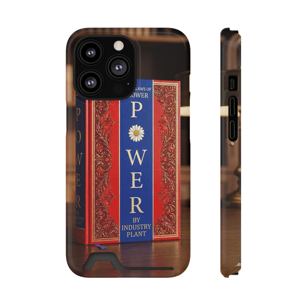 48 LAWS of FLOWER POWER Stylish Phone Case with Card Holder by INDUSTRY PLANT